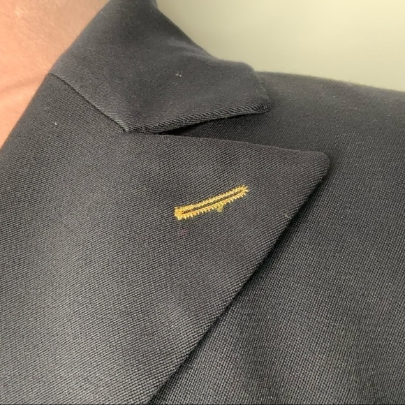 Rare Love Moschino Navi blue embroidered blazer. - Picture 5 of 14